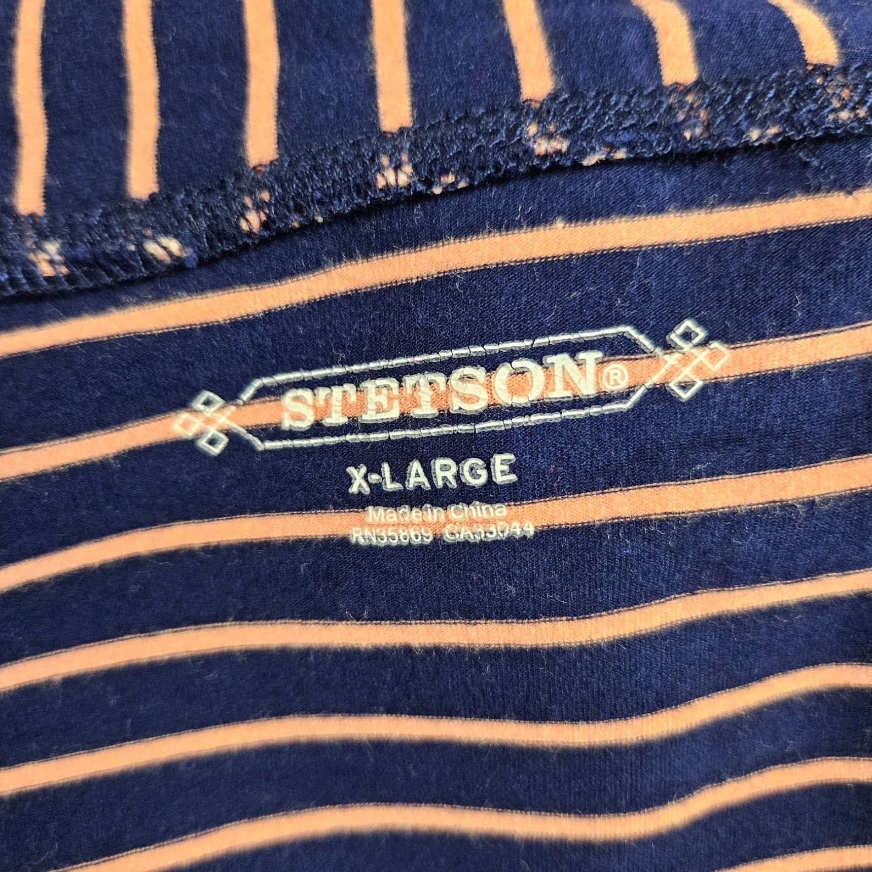 Stetson Stetson Womens Cardigan Sz XL Blue Pink Stripe Long Sleeve Rayon Blend Size XL / US 12-14 / IT 48-50 - 5 Thumbnail