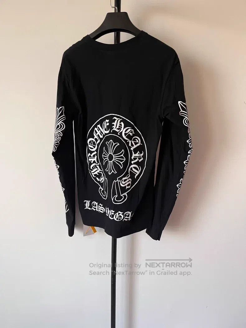 Chrome Hearts CHROME HEARTS Size M Cross flower arm horseshoe printed lon Size US M / EU 48-50 / 2 - 1 Thumbnail