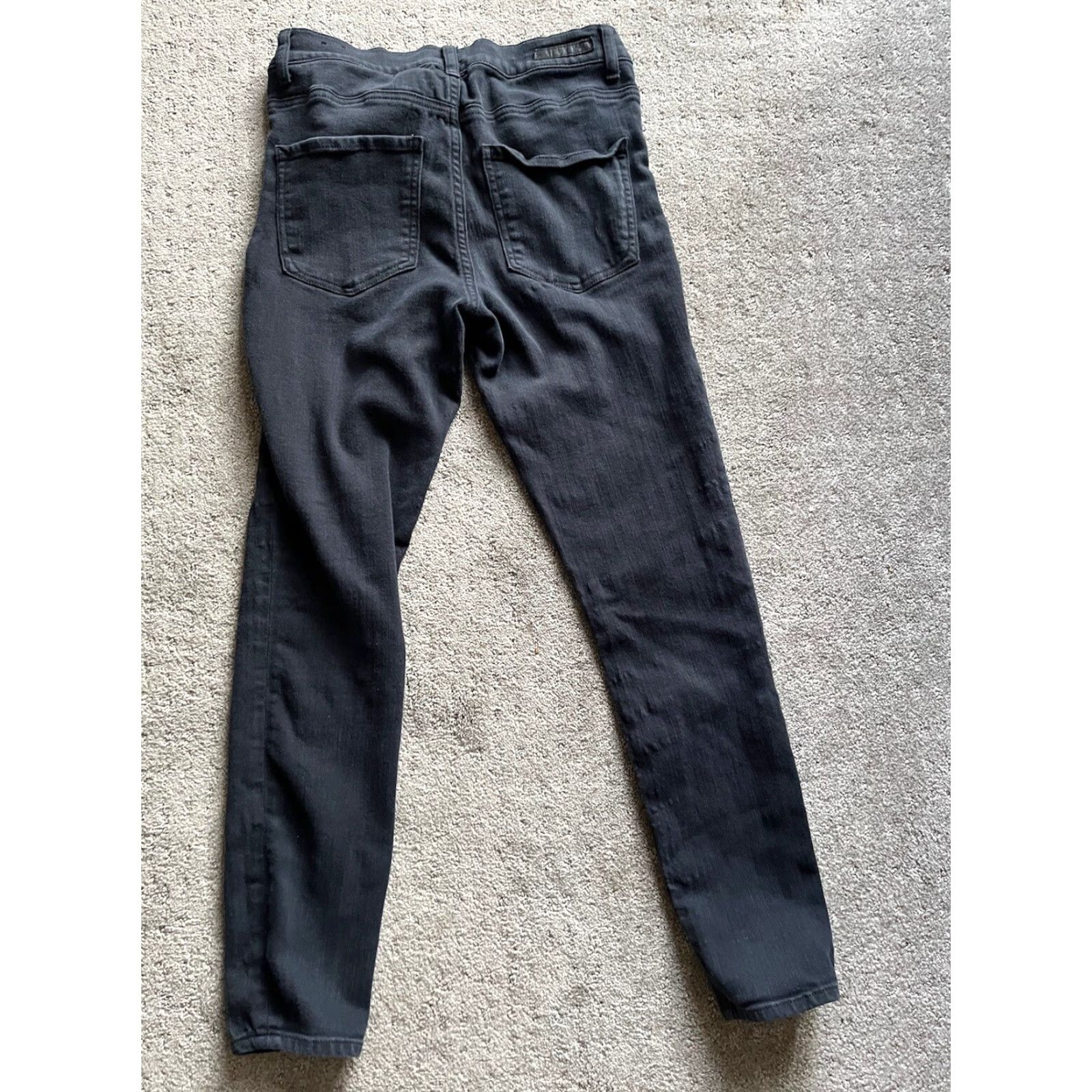 Express Express Jeans Legging Black - Women - Size 6 - Denim - High Rise - Cotton Blend - 30 in Inseam - Regular - EUC - Feminine Style Size 28" / US 6 / IT 42 - 4 Thumbnail