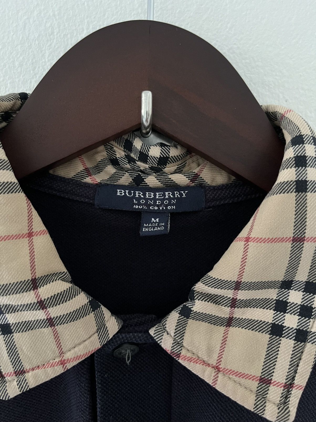 Burberry Vintage Burberry Nova Check Polo Size US M / EU 48-50 / 2 - 4 Thumbnail