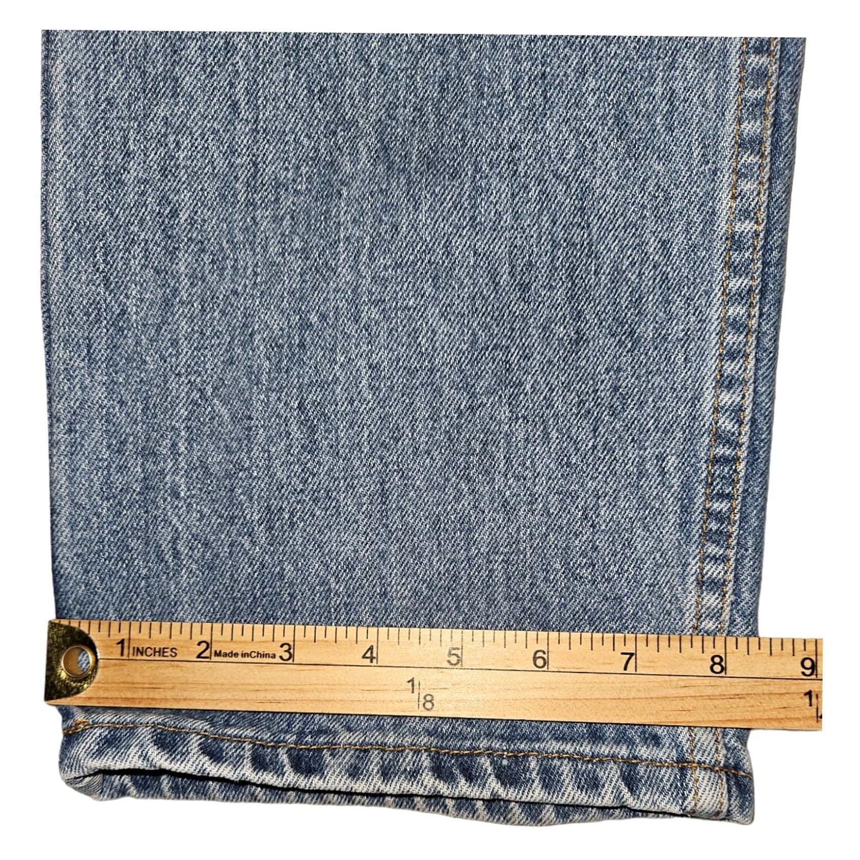 Levi's VINTAGE Levi's 505 Jeans Men 36x30 Regular Fit Straight 90s Grunge Blue Denim Cotton Stonewashed" Size US 36 / EU 52 - 7 Thumbnail