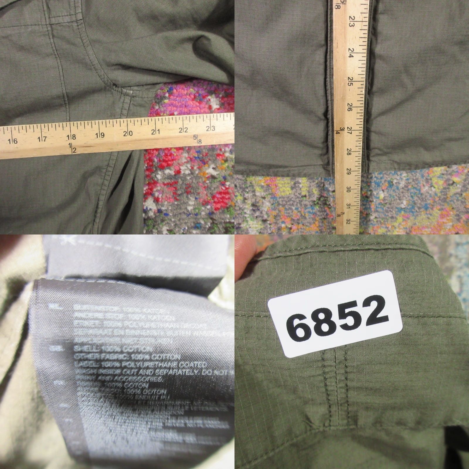 G-Star G-Star Raw Cargo Jacket Womens XL Green Brown Military Epaulets Utility Grunge Jacket Size XL / US 12-14 / IT 48-50 - 8 Thumbnail