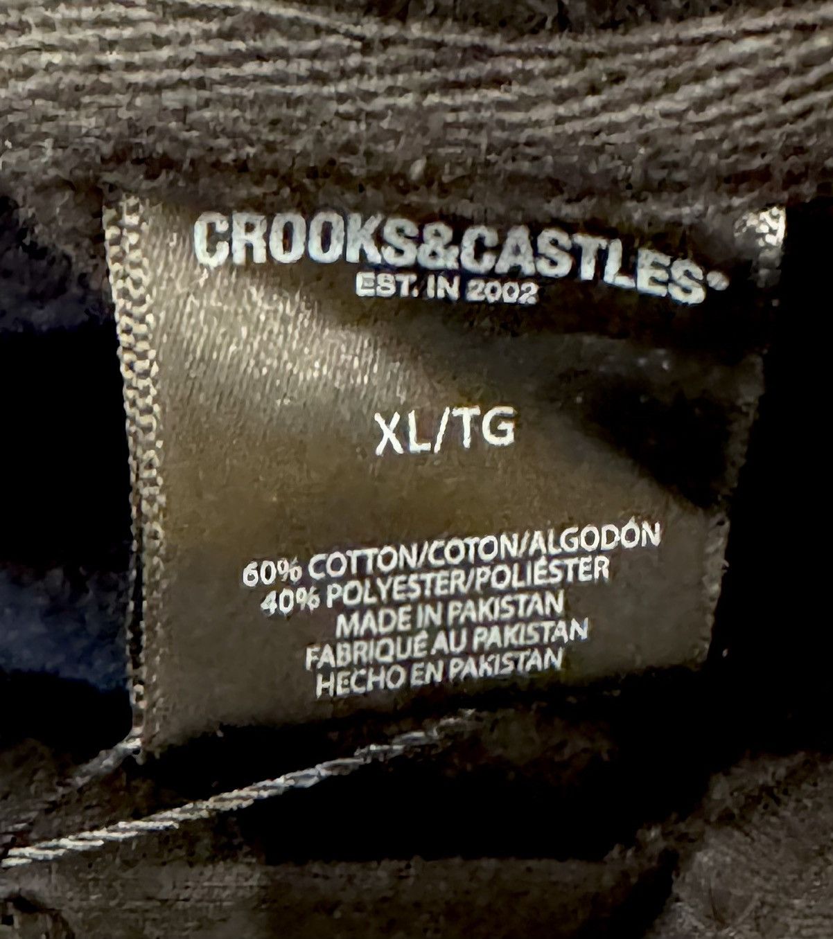 Crooks & Castles NWT Crooks & Castles Black XL Hoodie Pullover Sweatshirt Size US XL / EU 56 / 4 - 5 Thumbnail