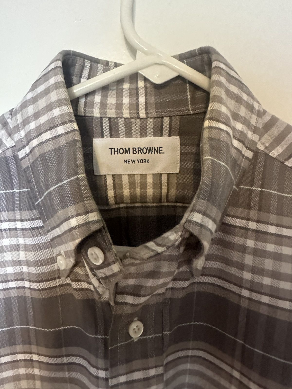 Thom Browne Thom Browne Plaid Shirt Size US M / EU 48-50 / 2 - 7 Thumbnail