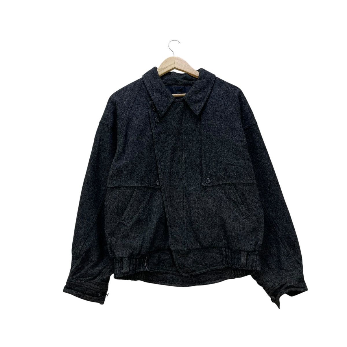Issey Miyake Vintage Bomber Wool Inspired Issey Miyale Size US M / EU 48-50 / 2 - 3 Thumbnail