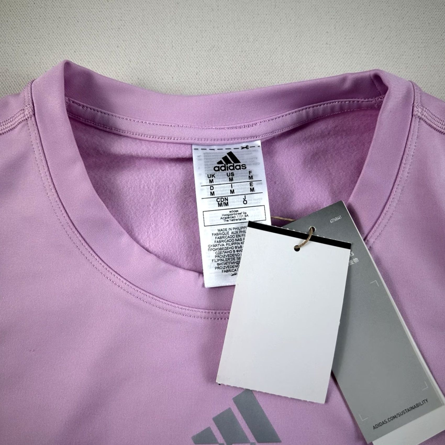 Adidas Adidas TF LS Top CR Men’s M Pink Soccer Active Training Gym Sports Shirt Size US M / EU 48-50 / 2 - 7 Thumbnail