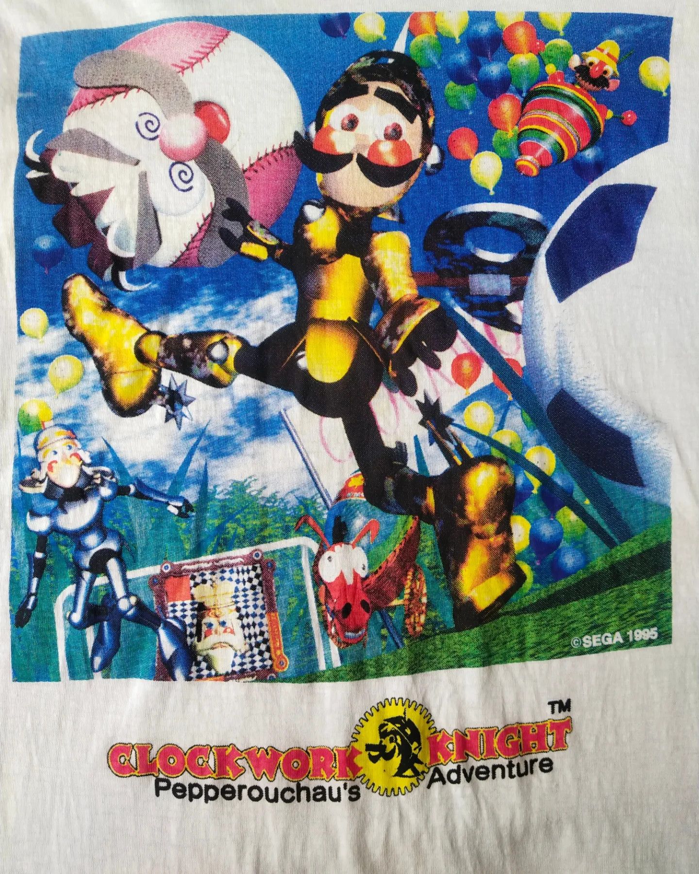 Anime Vintage 1995 Clockwork Knight Sega Saturn PROMO T-Shirt L/S Size US M / EU 48-50 / 2 - 2 Thumbnail