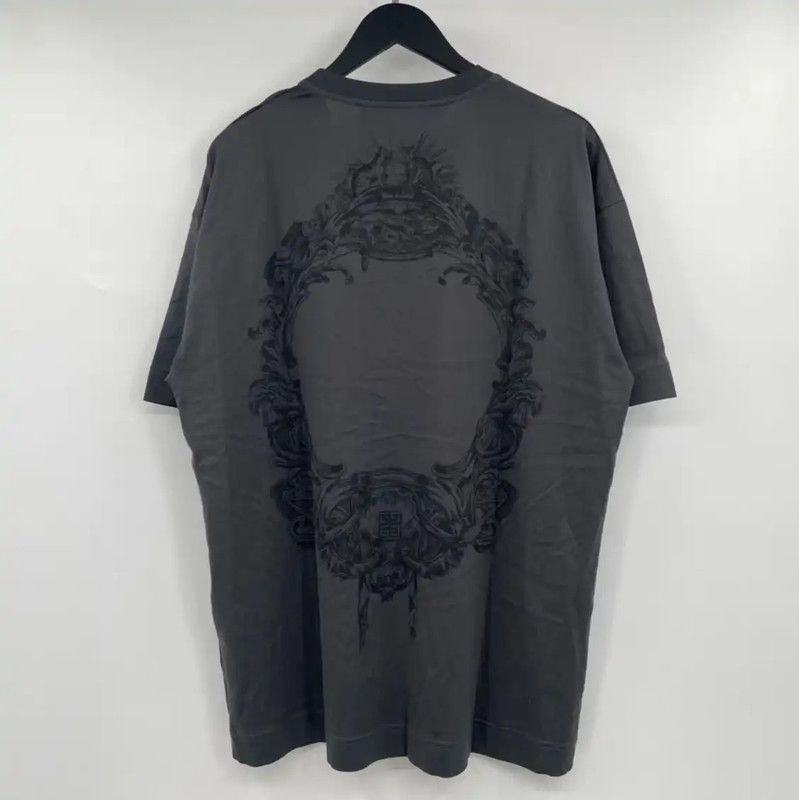 Givenchy Givenchy Gray Cotton Short Sleeve T-Shirt 0089 Size US L / EU 52-54 / 3 - 1 Thumbnail