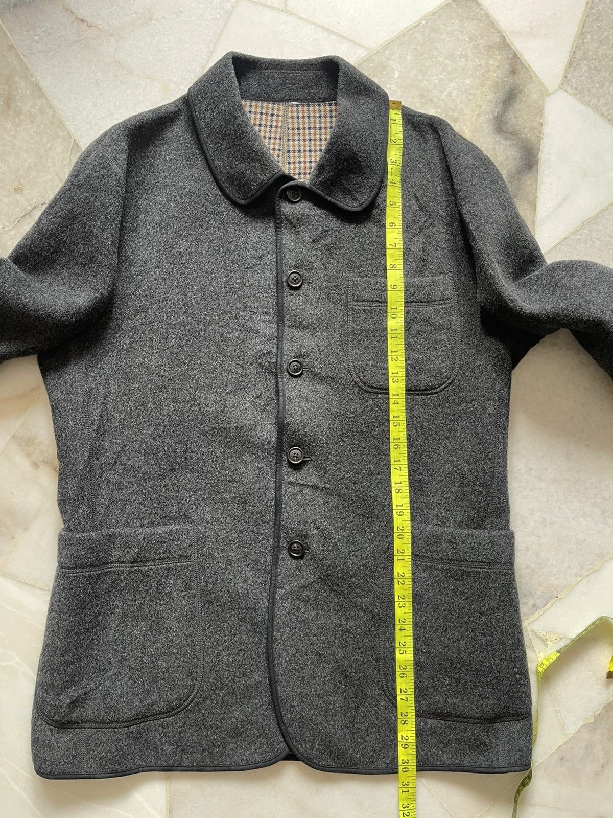 Aquascutum Aquascutum London Wool Chore Jacket #98 Size US L / EU 52-54 / 3 - 18 Thumbnail