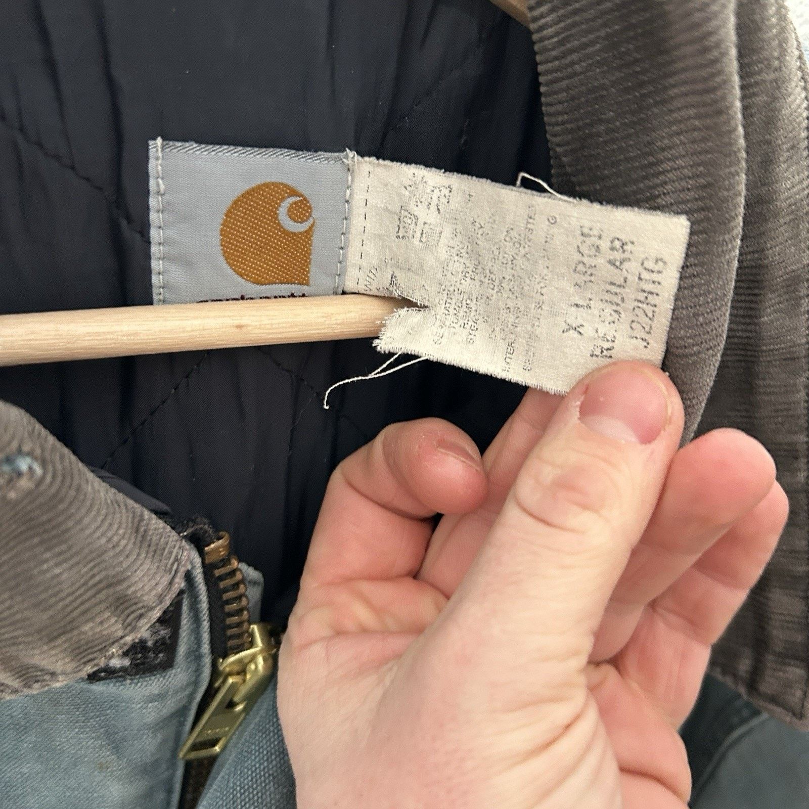 Carhartt Vintage Carhartt Quilted Artic Jacket “Hunter Green” Size US XL / EU 56 / 4 - 13 Thumbnail