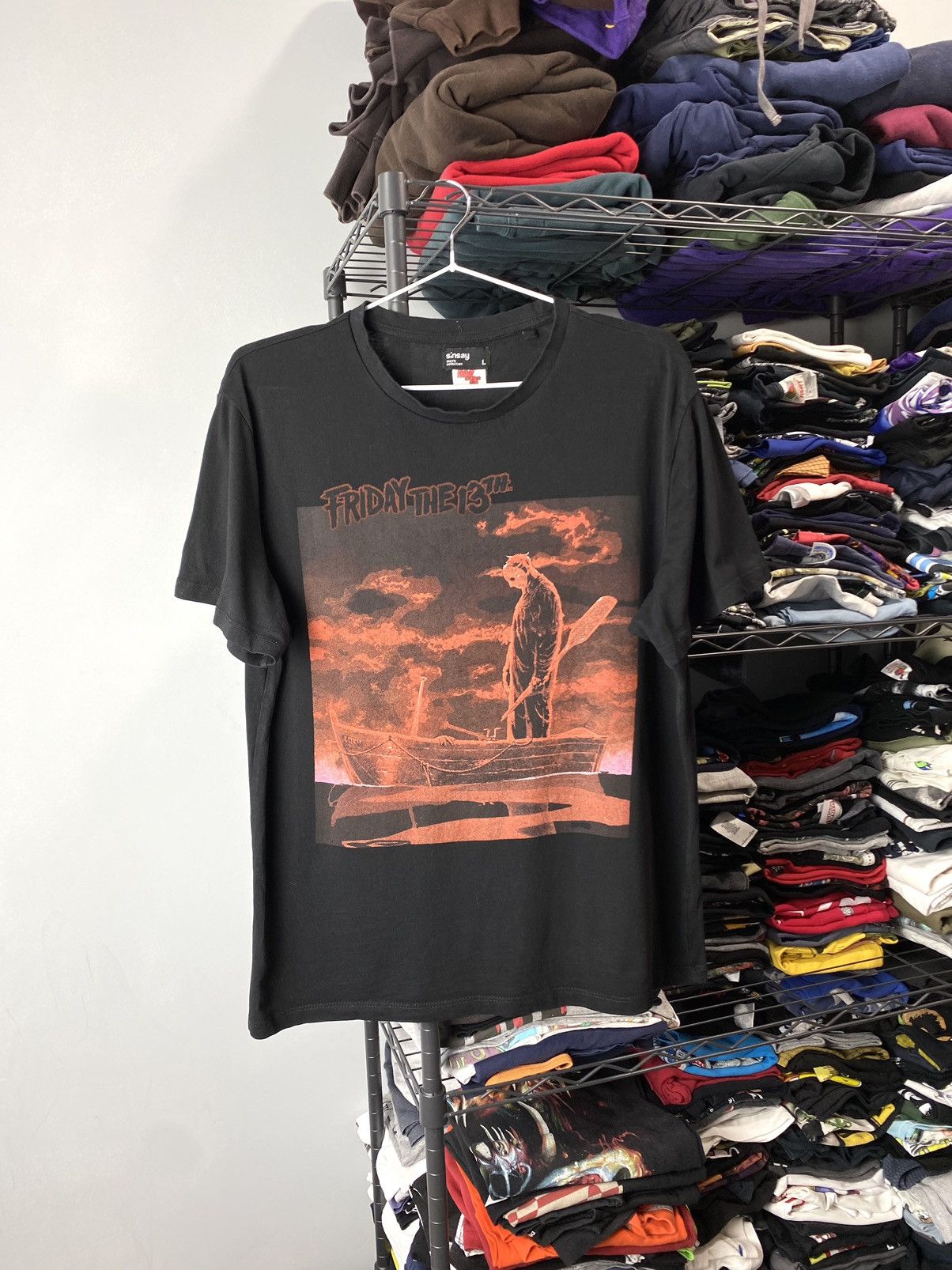 Vintage Friday The 13th Camping For Beginners T Shirt Big Logo Movie Size US L / EU 52-54 / 3 - 1 Thumbnail