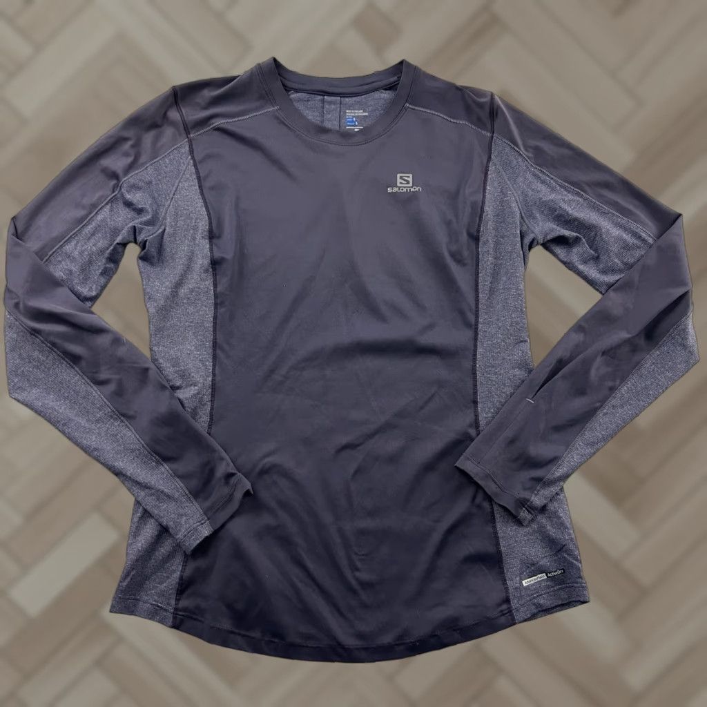 Salomon Salomon Advanced Skin Active Dry Long Sleeve T Shirt Women's Small Purple Size S / US 4 / IT 40 - 1 Thumbnail