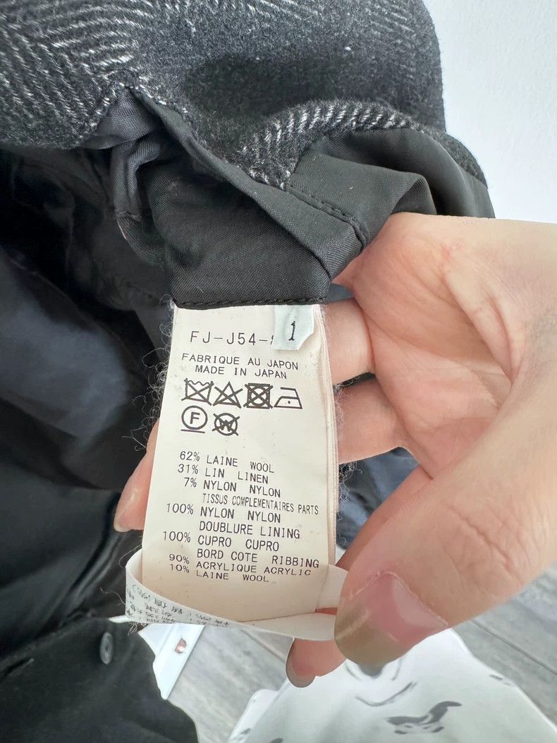 Yohji Yamamoto Yohji Yamamoto size 1 Patchwork dark grey suit 2501-Nextarr Size 38R - 5 Thumbnail