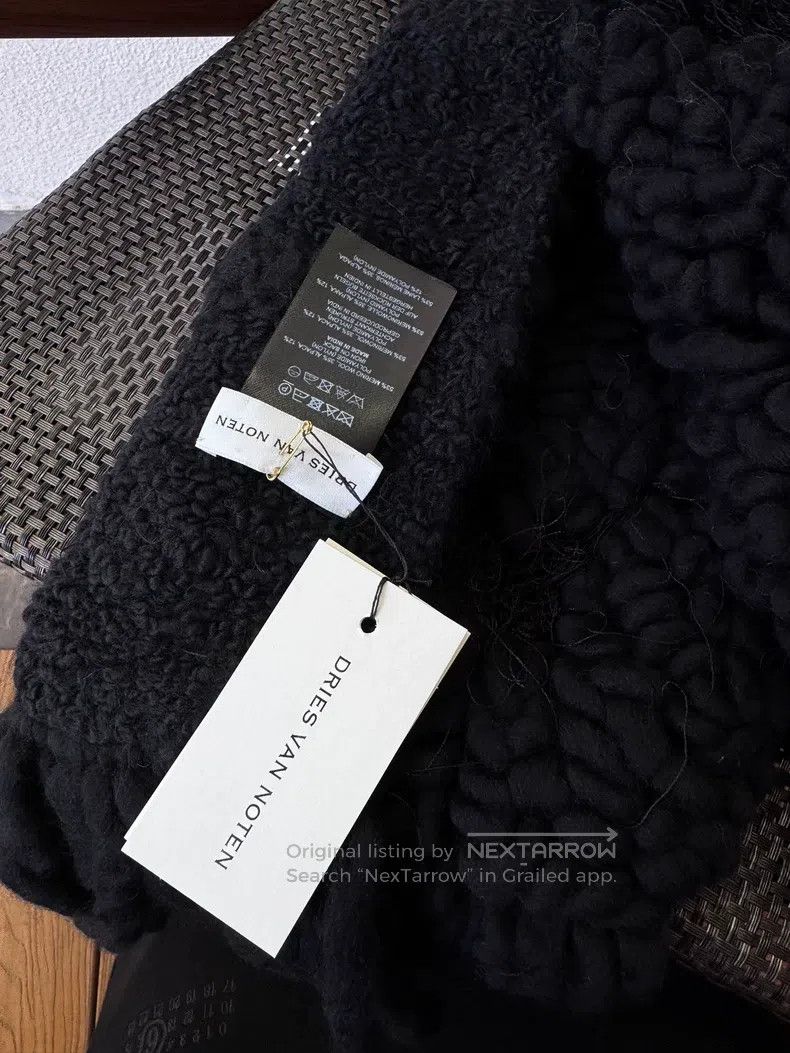 Dries Van Noten Dries Van Noten Floral Knitted Texture Scarf Size ONE SIZE - 7 Thumbnail