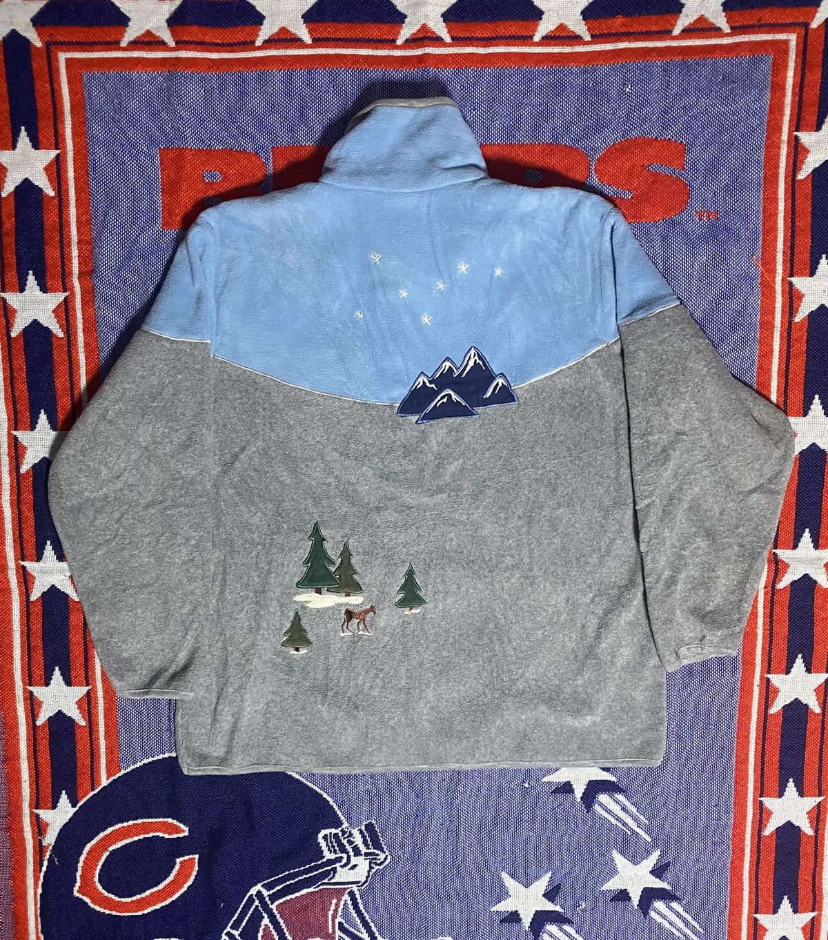 Vintage Vintage Northern Reflections Christmas Fleece Sweater Size US L / EU 52-54 / 3 - 4 Thumbnail