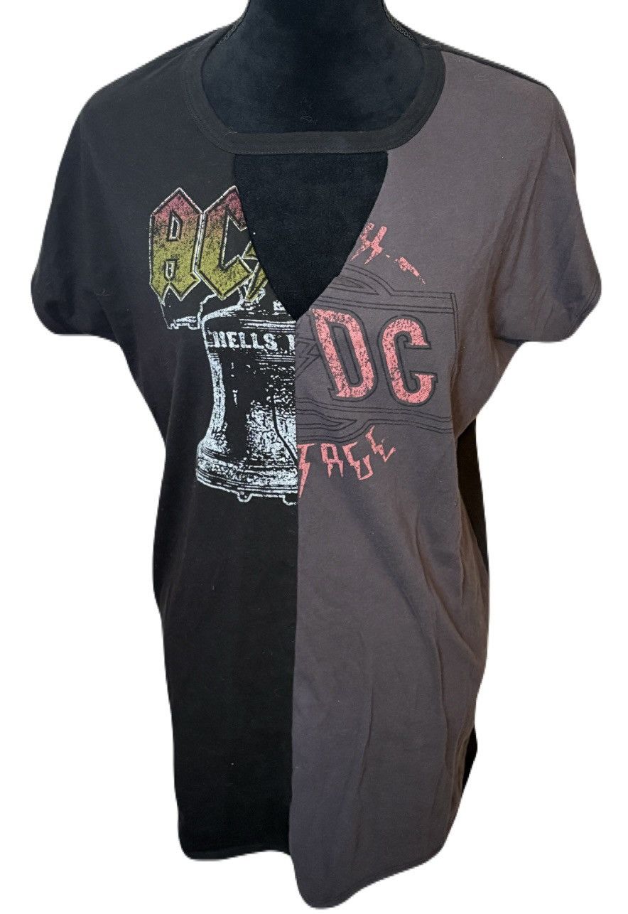 AC/DC (AC/DC) Split Band Mini Dress/Oversized Tee: Size Medium Size M / US 6-8 / IT 42-44 - 1 Thumbnail
