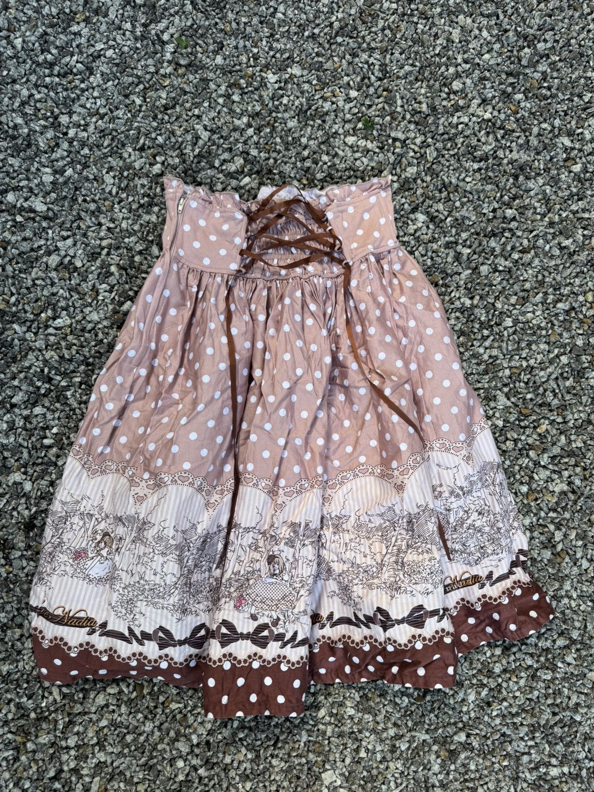 Japanese Brand BODY LINE LOVE NADIA SEDITIONARIES SKIRT Size 26" / US 2 / IT 38 - 6 Thumbnail