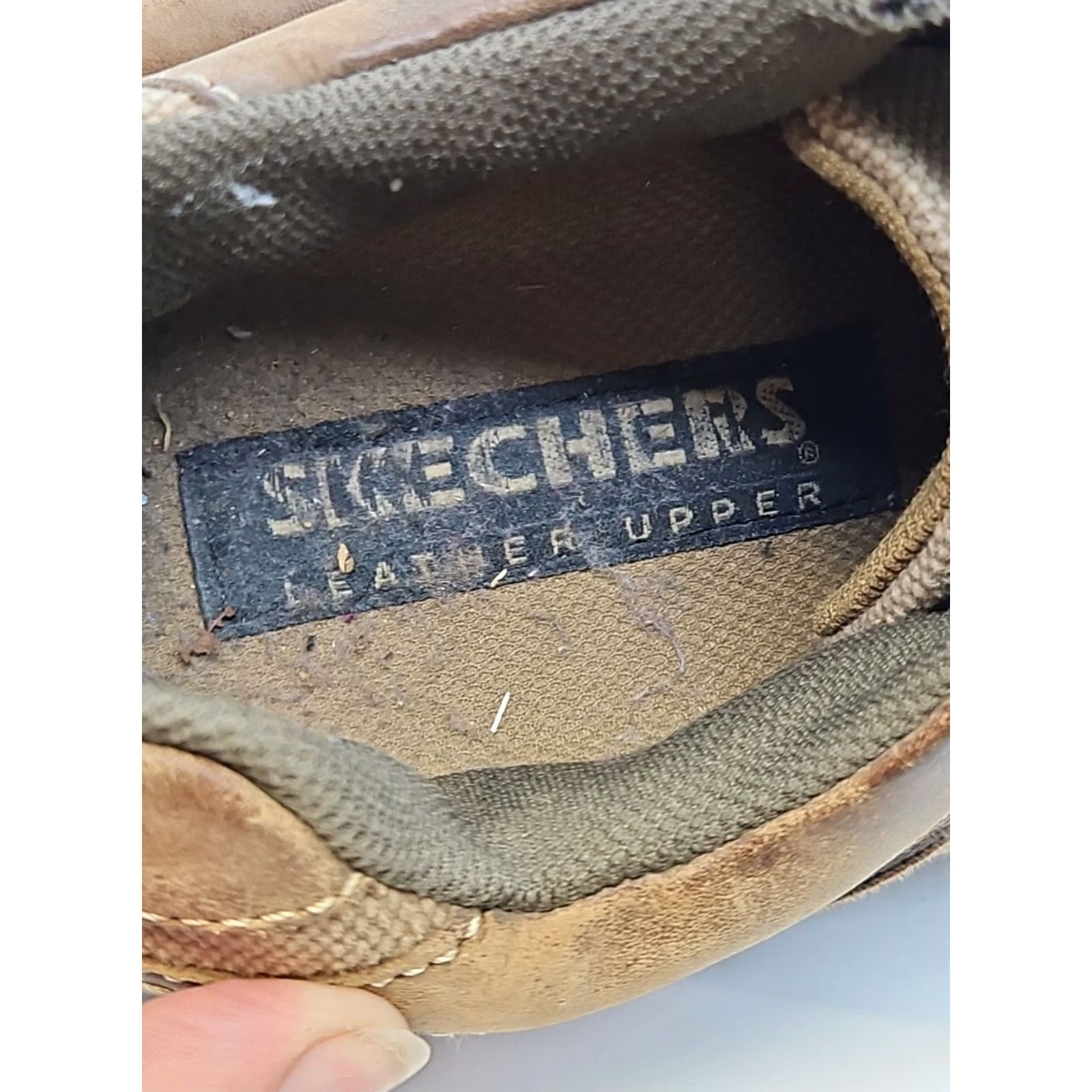 SKECHERS VINTAGE Skechers Leather Sneakers Mens 8.5 Brown Casual Comfort Walking Size US 9 / EU 42 - 6 Thumbnail