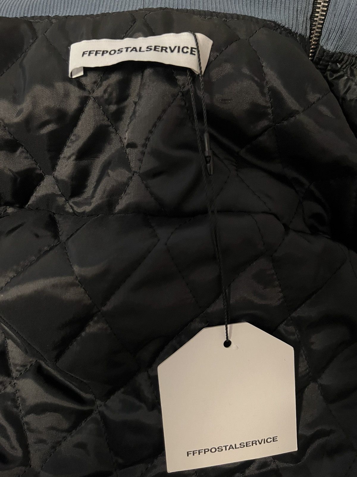 FFFPOSTALSERVICE Zip Ma-1 Bomber Jacket (Sky) Size US M / EU 48-50 / 2 - 6 Thumbnail