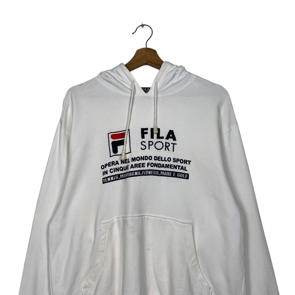 Fila Fila Sport Big Logo Pullover Hoodie Size US M / EU 48-50 / 2 - 11 Thumbnail