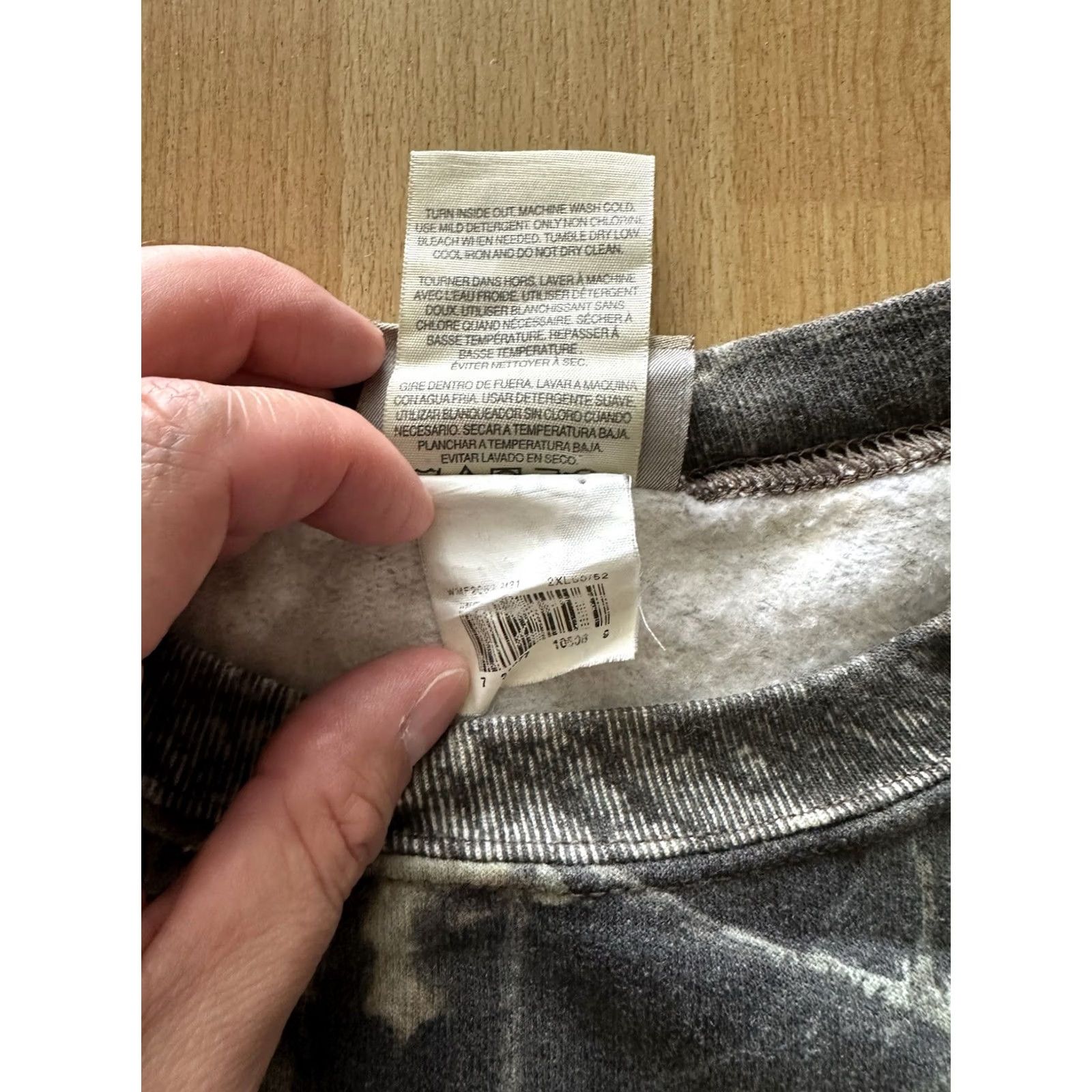 Jerzees VINTAGE Jerzees Outdoors Camo Sweatshirt Mens 2XL Mossy Oak Hunting 90s Camouflage Graphic Print Pullover Sweatshirt Mens Jeans? Size US XXL / EU 58 / 5 - 6 Thumbnail