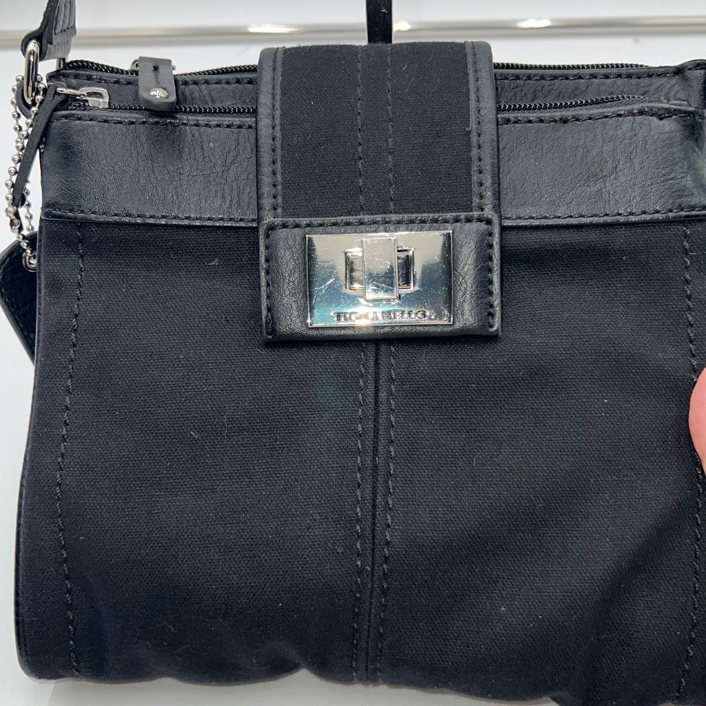 Other Tignanello Utility II Black Canvas and Leather Crossbody with Pouch Size ONE SIZE - 10 Thumbnail