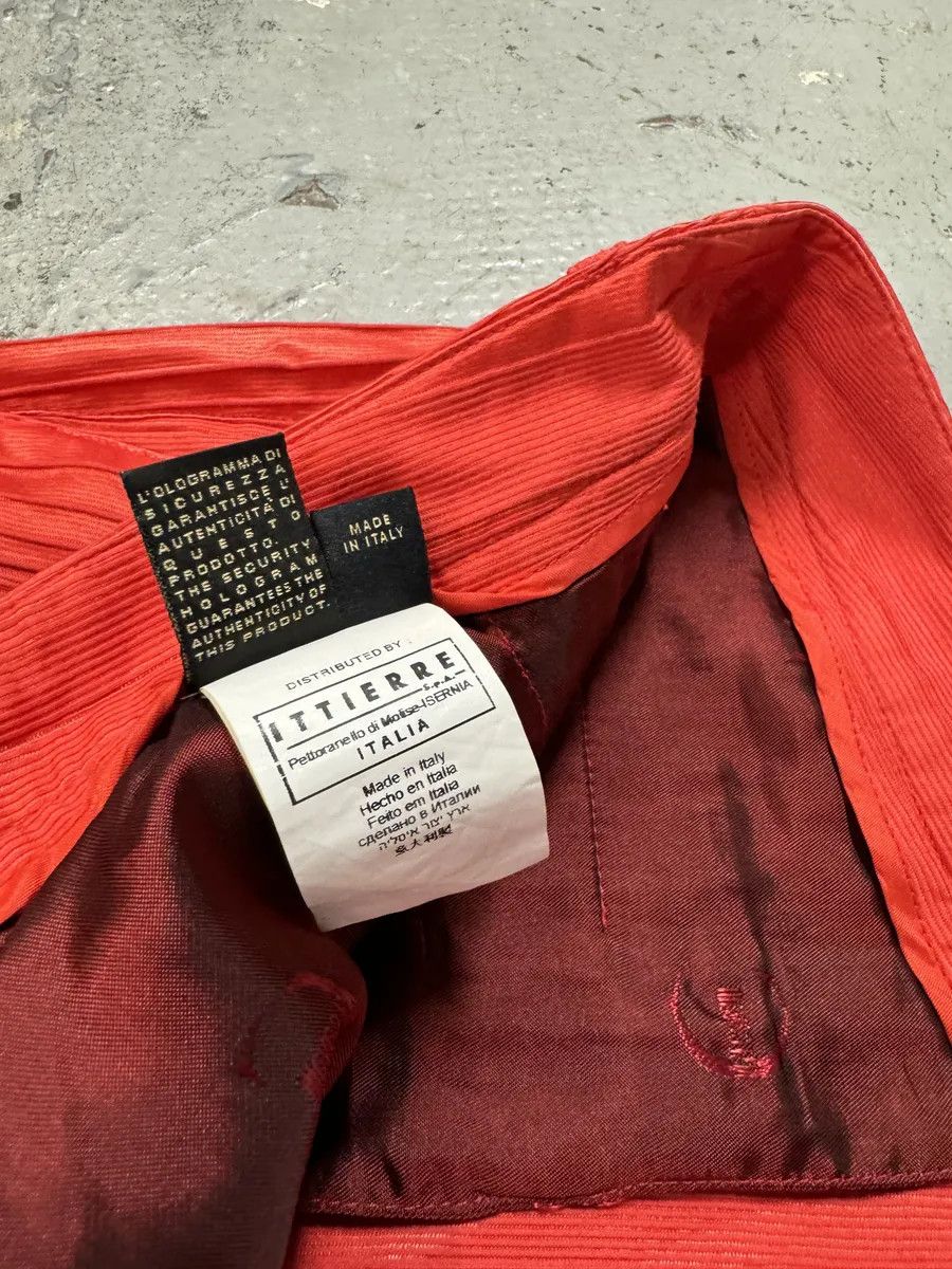 Just Cavalli SS2007 Cavalli Red Pleats Pants Size 27" / US 4 / IT 40 - 9 Thumbnail