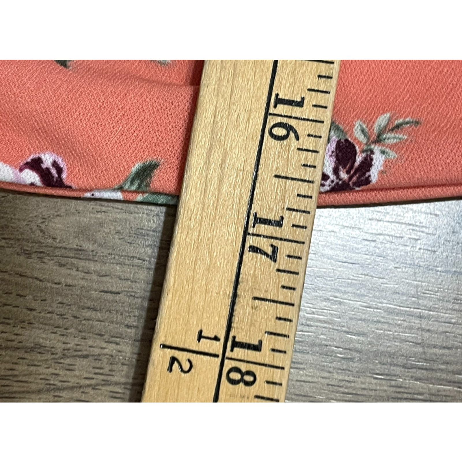 Vintage No Comment Shirt Women's L Pink White Purple Floral Off Shoulder Shirt Size L / US 10 / IT 46 - 4 Thumbnail