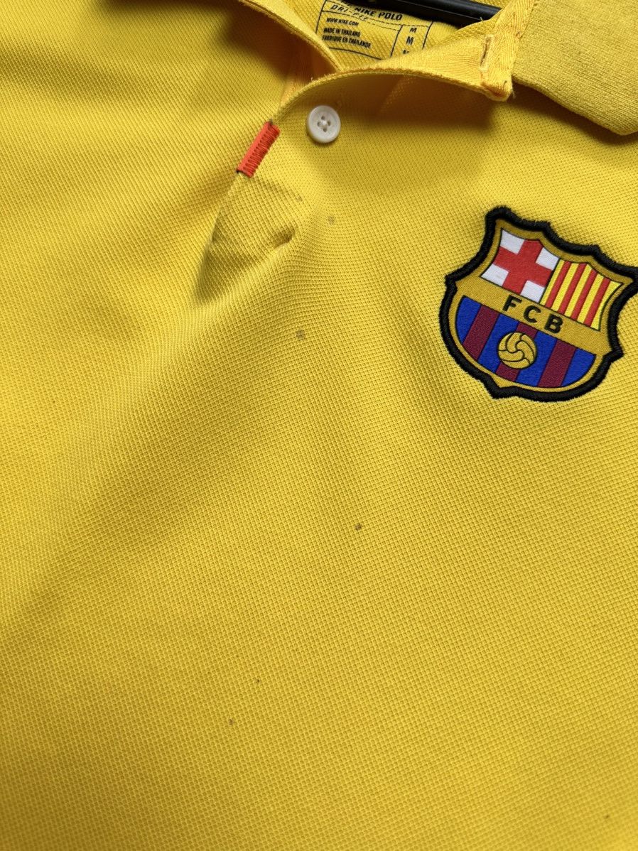 Nike × Vintage Nike Barcelona soccer polo yellow size M Size US M / EU 48-50 / 2 - 9 Thumbnail