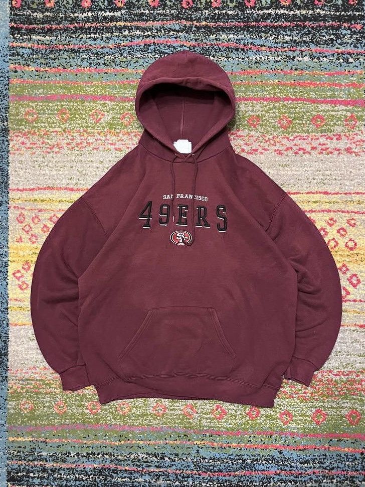Vintage San Francisco 49ers Lee Boxy Hoodie Y2K L
