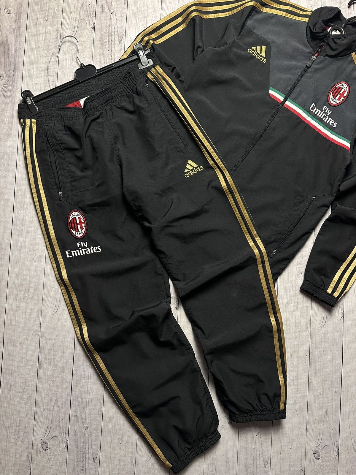 Adidas × Vintage Vintage adidas AC Milan soccer tracksuit jacket adidas Small Size US S / EU 44-46 / 1 - 2 Thumbnail