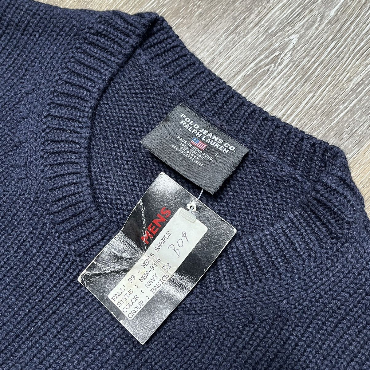Polo Ralph Lauren × Vintage 1999 polo sample sweater Size US L / EU 52-54 / 3 - 6 Thumbnail