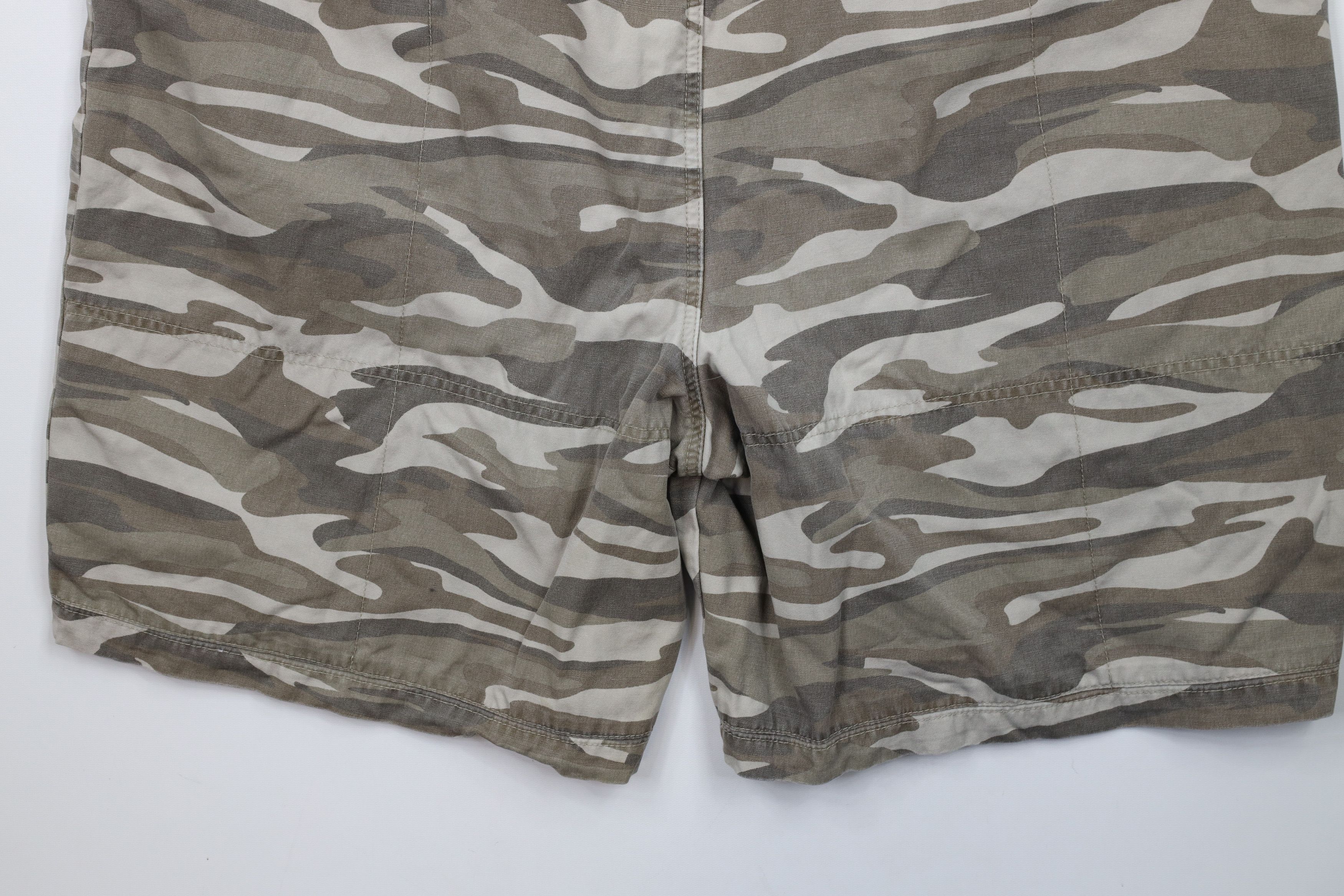 Cabelas × Vintage Vintage Cabelas Heavyweight Camouflage Cargo Shorts Cotton Size US 44 / EU 60 - 11 Thumbnail