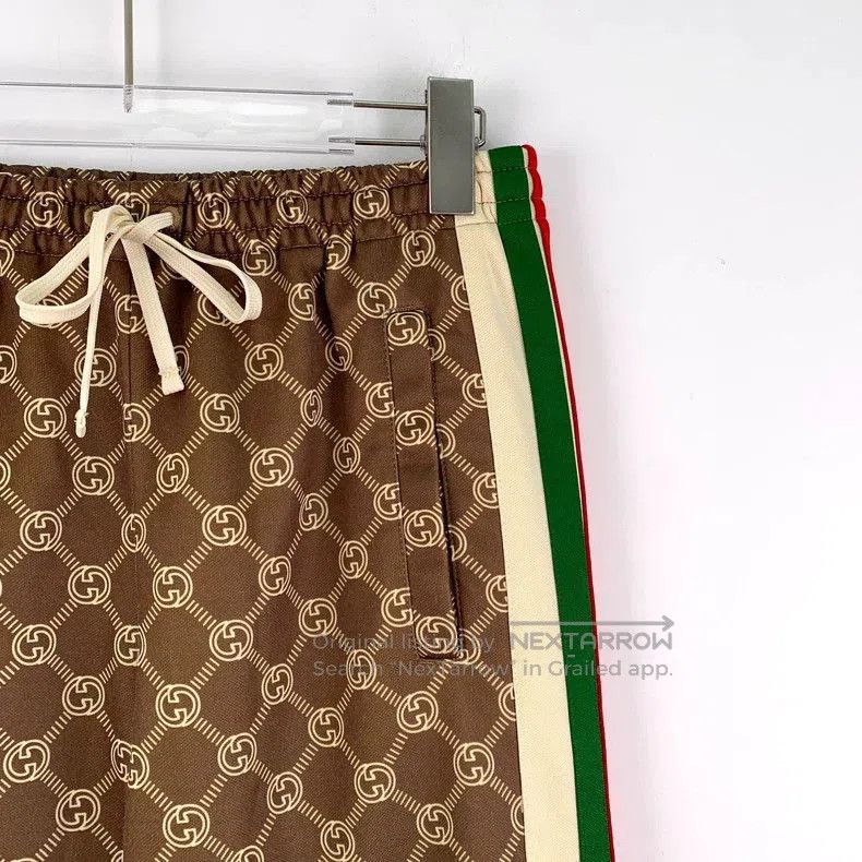 Gucci Gucci Brown Logo Print Casual Pants. Size US 26 / EU 42 - 3 Thumbnail