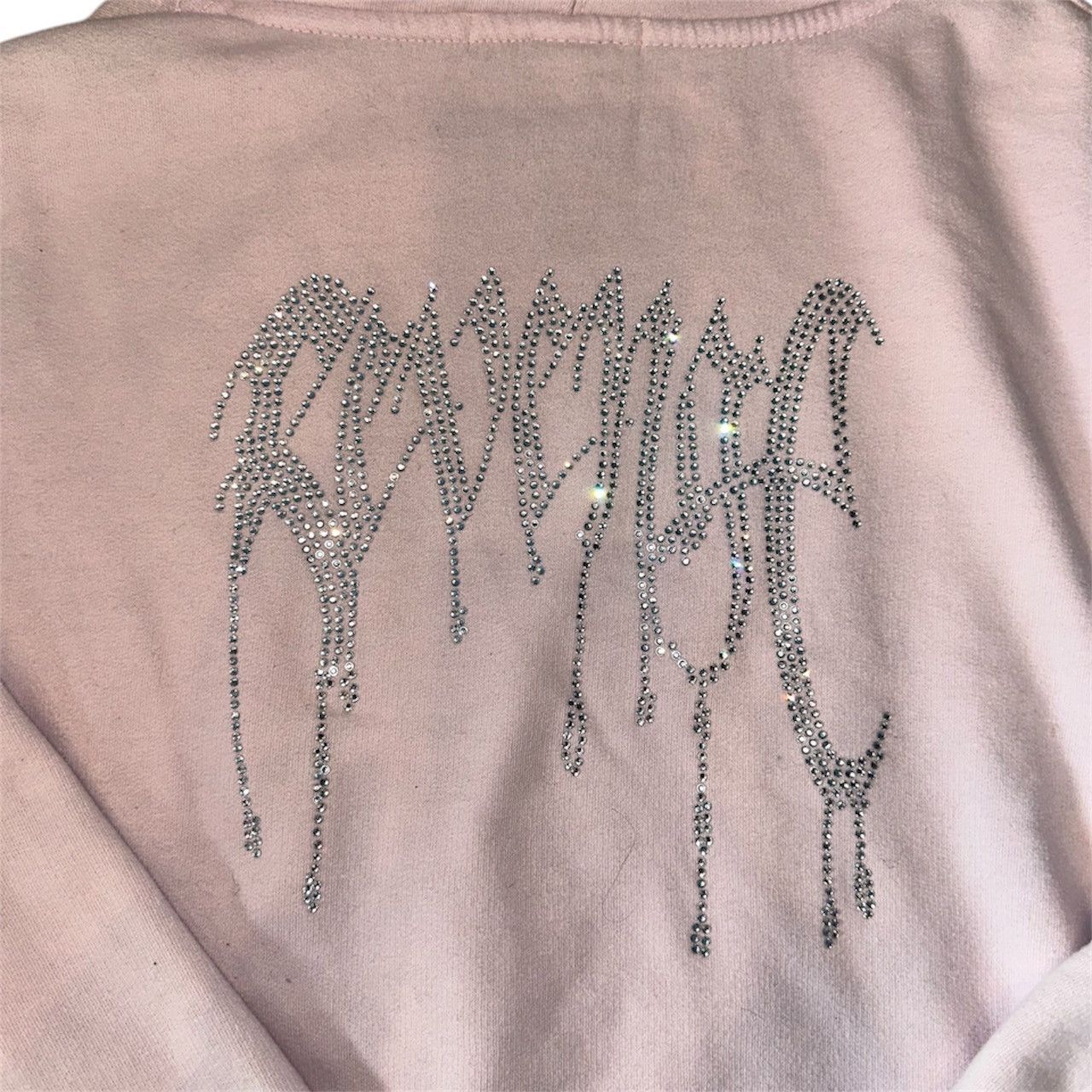 Other Revenge “Pink Death” Rhinestone Hoodie Size M / US 6-8 / IT 42-44 - 4 Thumbnail