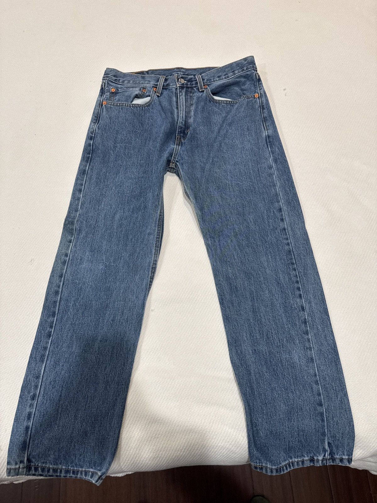 Levi's Levis 505 Jeans W34 L30 Size US 34 / EU 50 - 3 Thumbnail