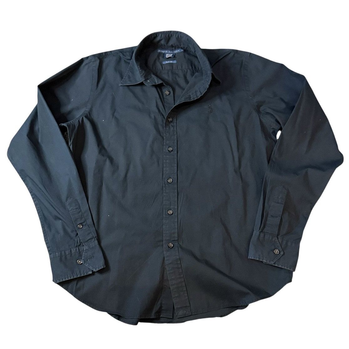 Ralph Lauren Slim Pit Dark Blue Button Up Shirt Size XL / US 12-14 / IT 48-50 - 1 Thumbnail