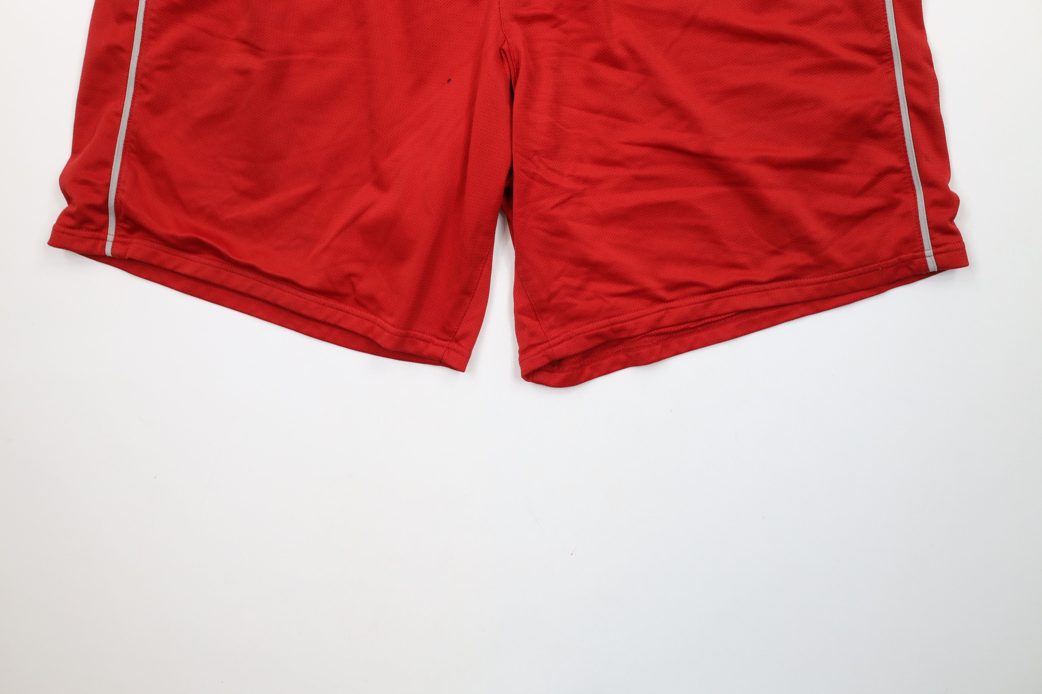 Nike × Vintage Vintage Nike Football Mini Swoosh Above Knee Shorts Red Size US 38 / EU 54 - 4 Thumbnail