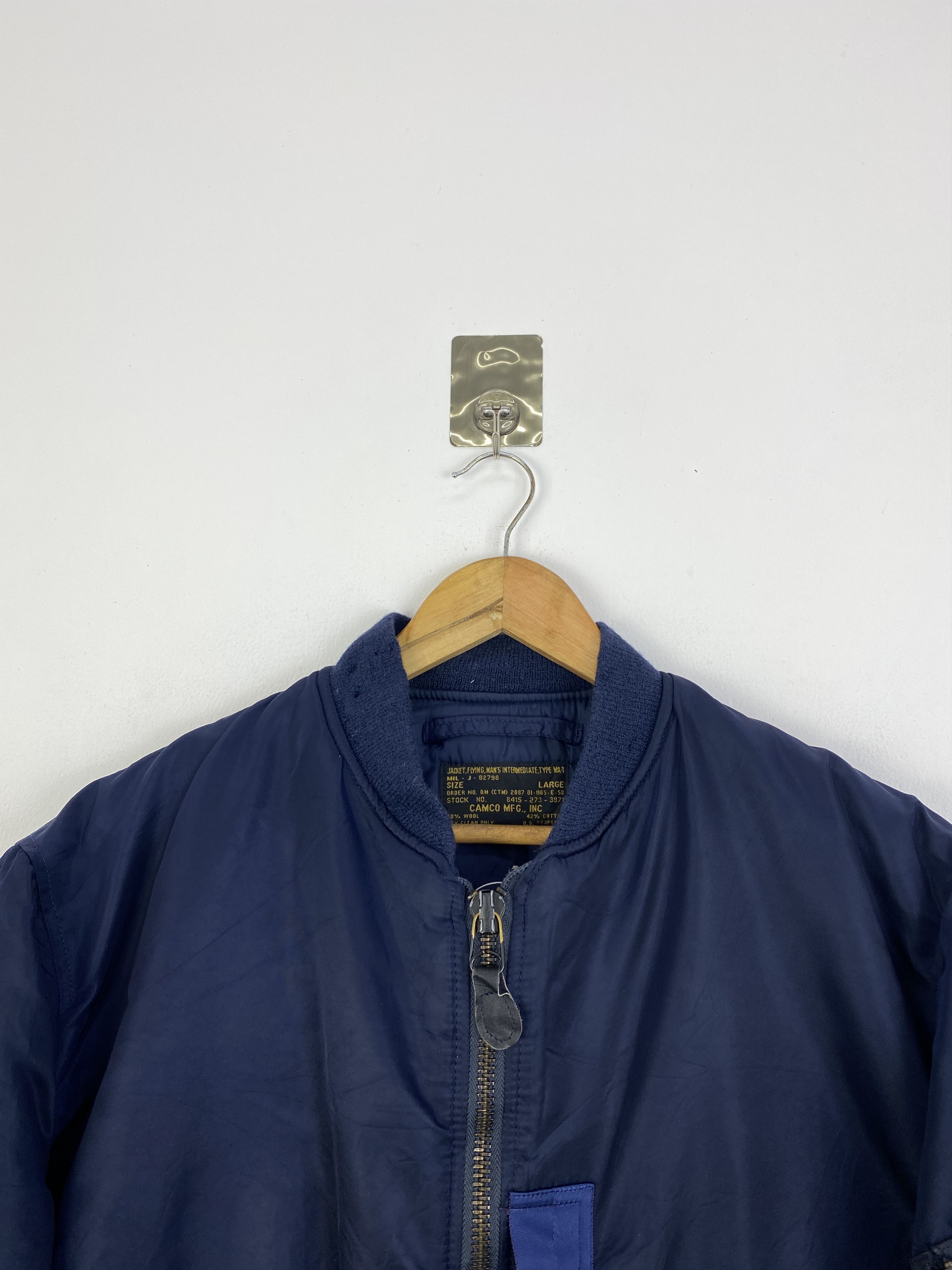 Other USAF MA-1 Flight Bomber Jacket By Camco MFG Inc JA0185 Size US L / EU 52-54 / 3 - 3 Thumbnail