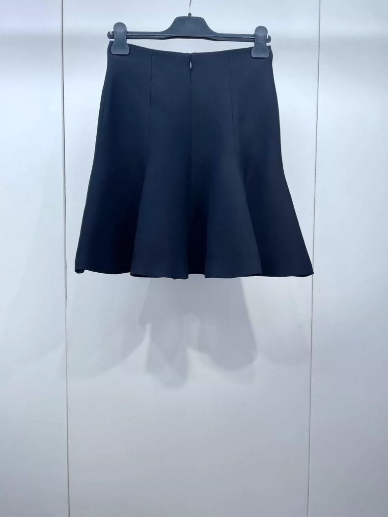 Dior Dior Tibetan black wool blend fishtail skirt 2504-Nextarrow Size 25" / US 0 / IT 36 - 2 Thumbnail
