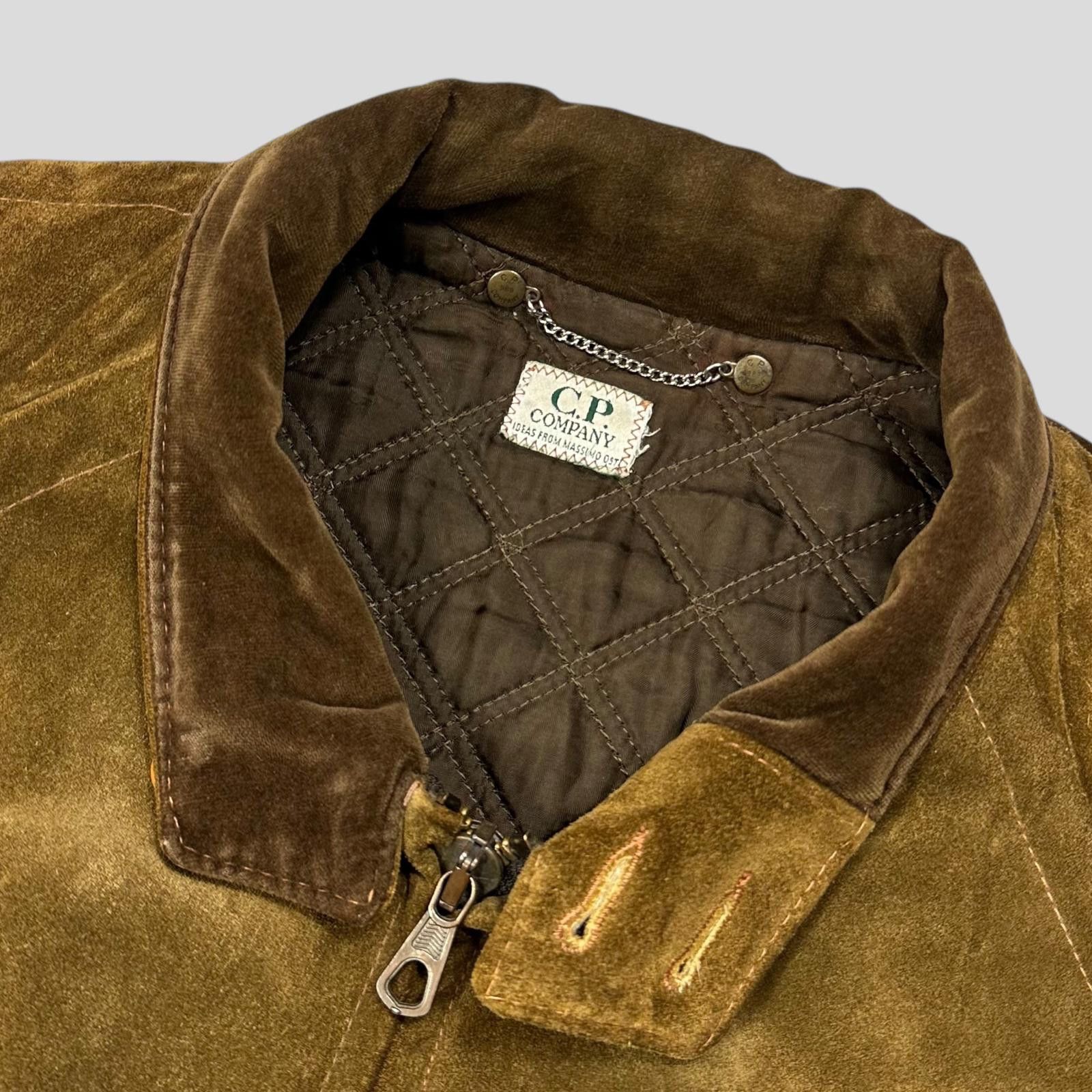 C.P. Company CP Company 1989 Ideas Suede Leather Quilt Flight Jacket L/XL Size US L / EU 52-54 / 3 - 4 Thumbnail