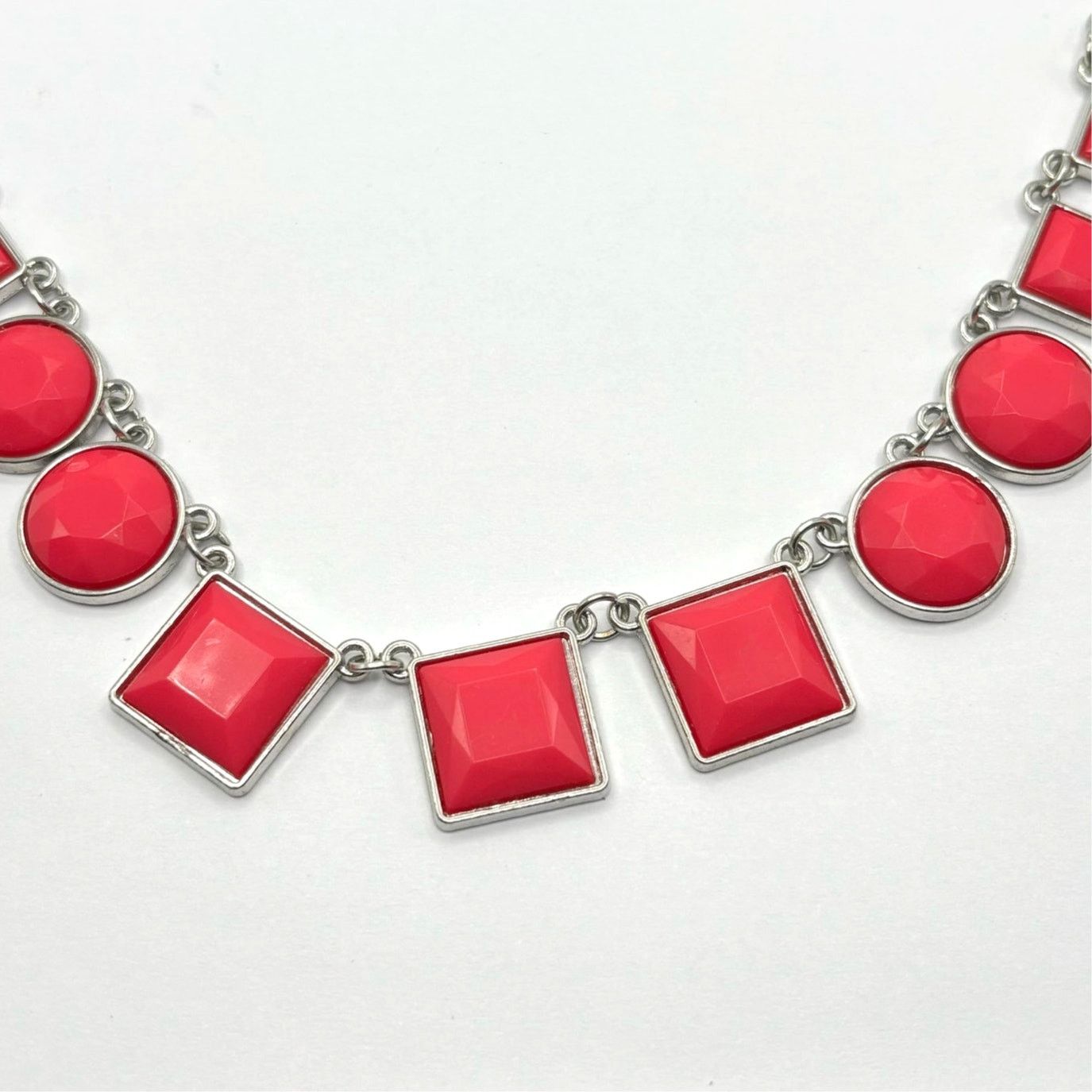 Other Pink & Silver Necklace Size ONE SIZE - 2 Thumbnail