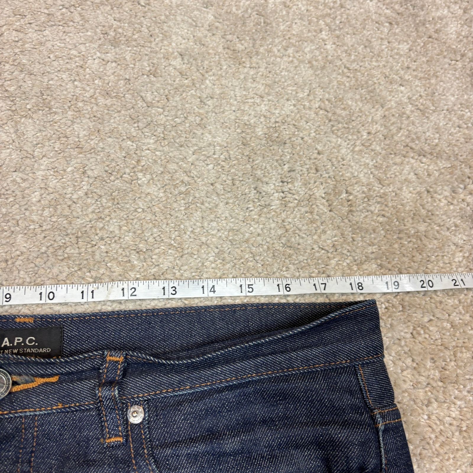 A.P.C. A.P.C. Petit New Standard Selvedge Denim Jeans Men's 32x30 Size US 32 / EU 48 - 8 Thumbnail