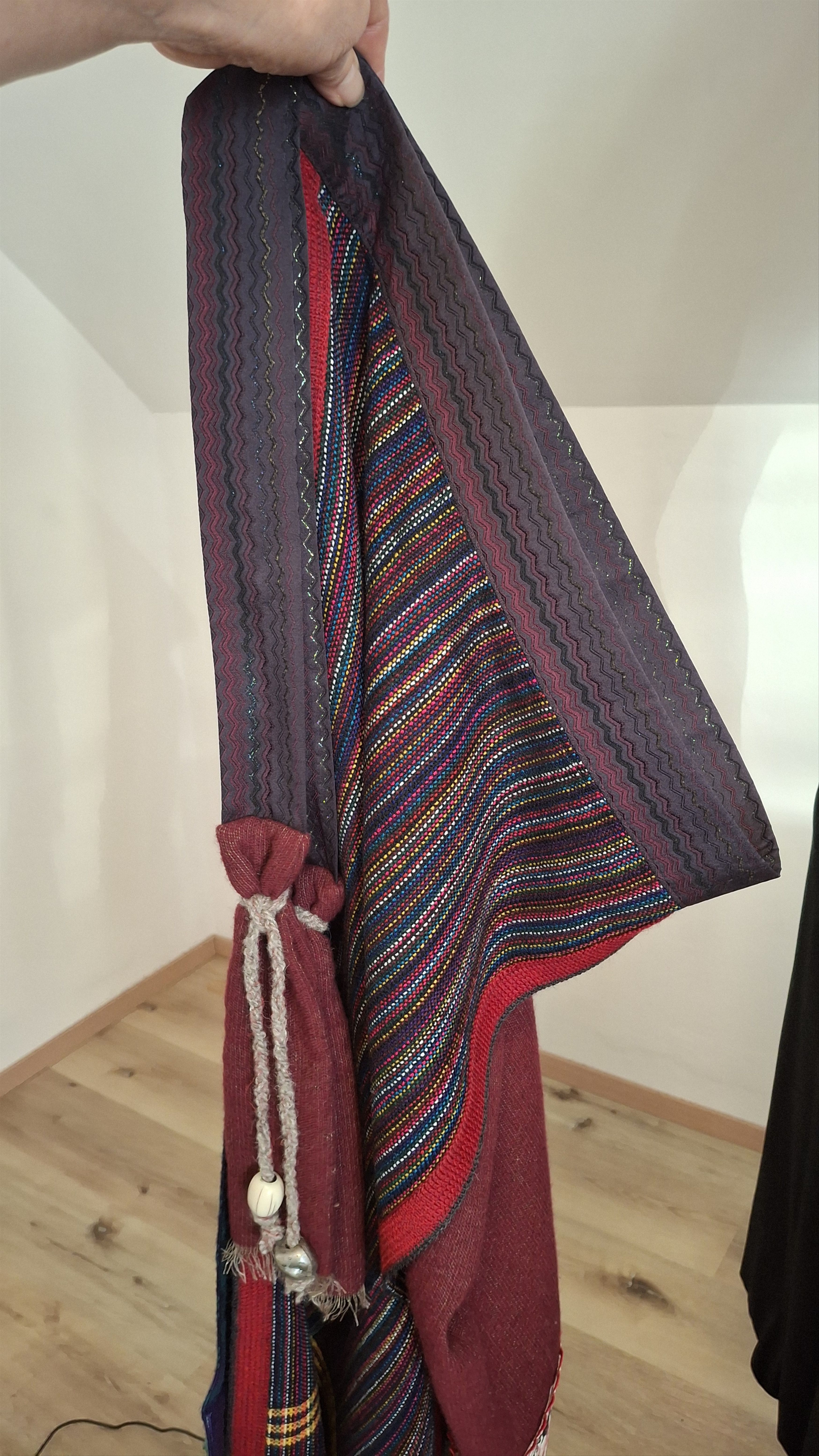 Vintage Artisanal Upcycled Wrap Skirt Size 30" / US 8 / IT 44 - 17 Thumbnail