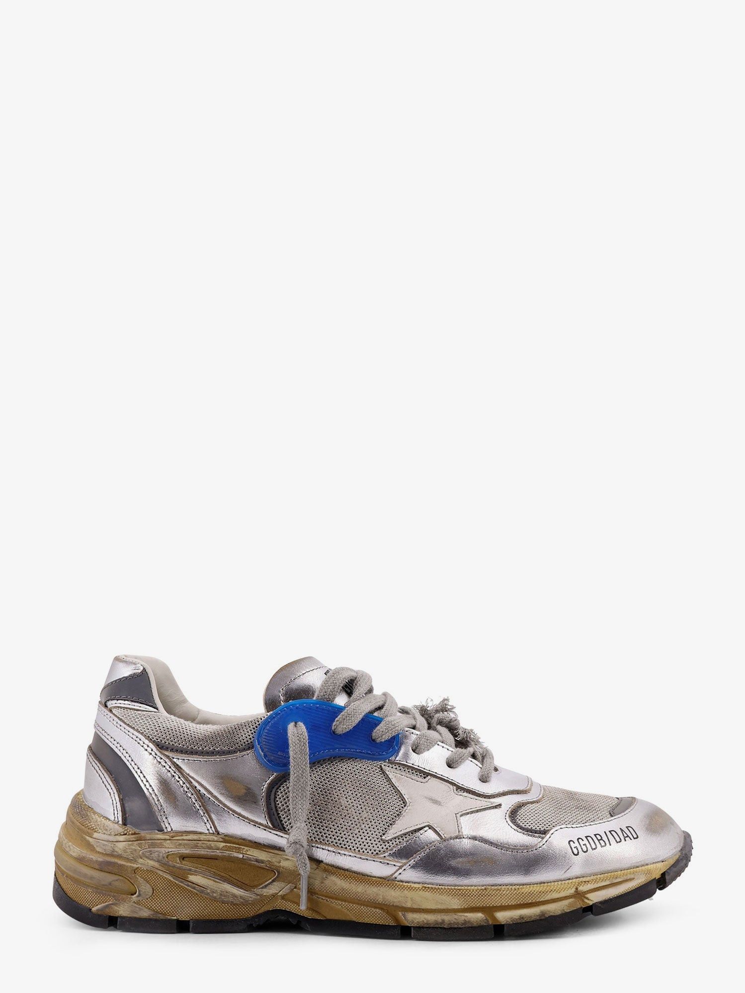 Golden Goose Mesh And Leather Sneakers With Side Logo Size US 7 / EU 40 - 1 Thumbnail