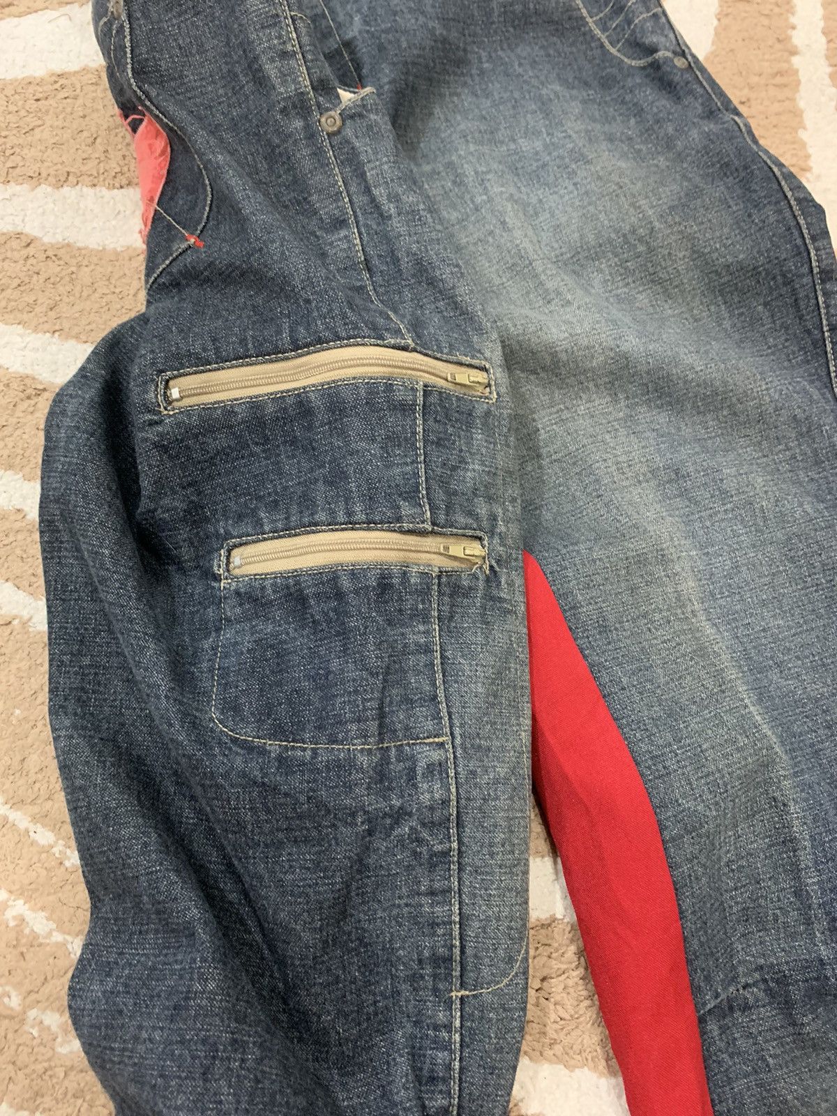Ecko Unltd. × Vintage Ecko red denim hype jeans Size US 34 / EU 50 - 5 Thumbnail
