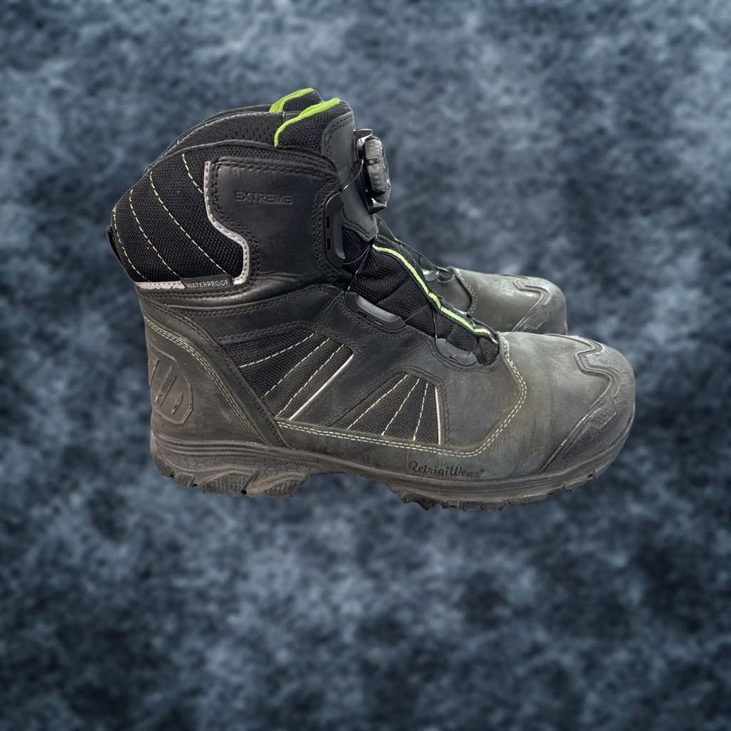 Refrigiwear VINTAGE? No. RefrigiWear Extreme Pac Boot Waterproof Anti-Slip BOA Fit Lacing! Size 14 Black Leather Rubber 14 Men Work & Safety Boots Size US 14 / EU 47 - 1 Thumbnail