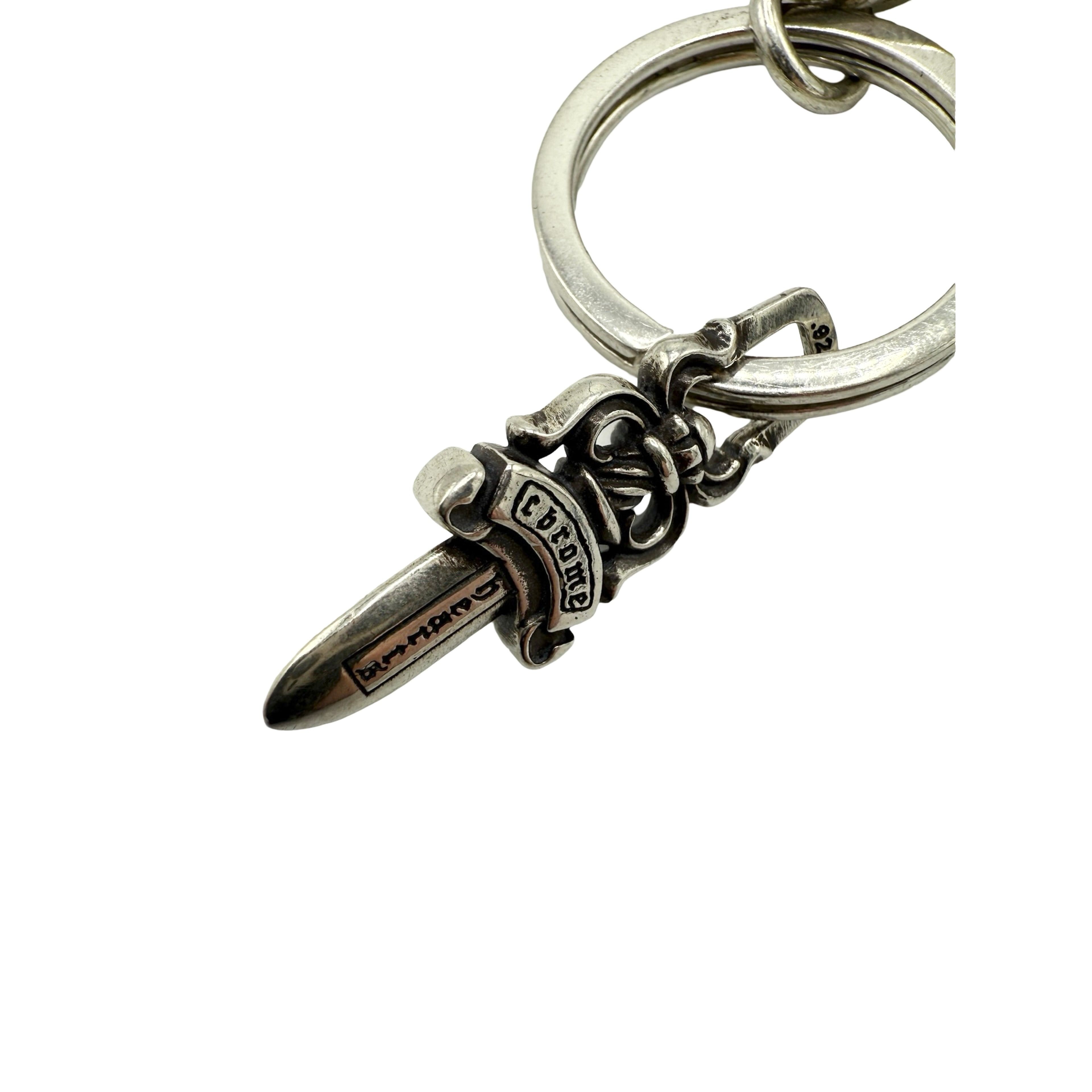Chrome Hearts Cross Keychain With Dagger Pendant Size ONE SIZE - 9 Thumbnail