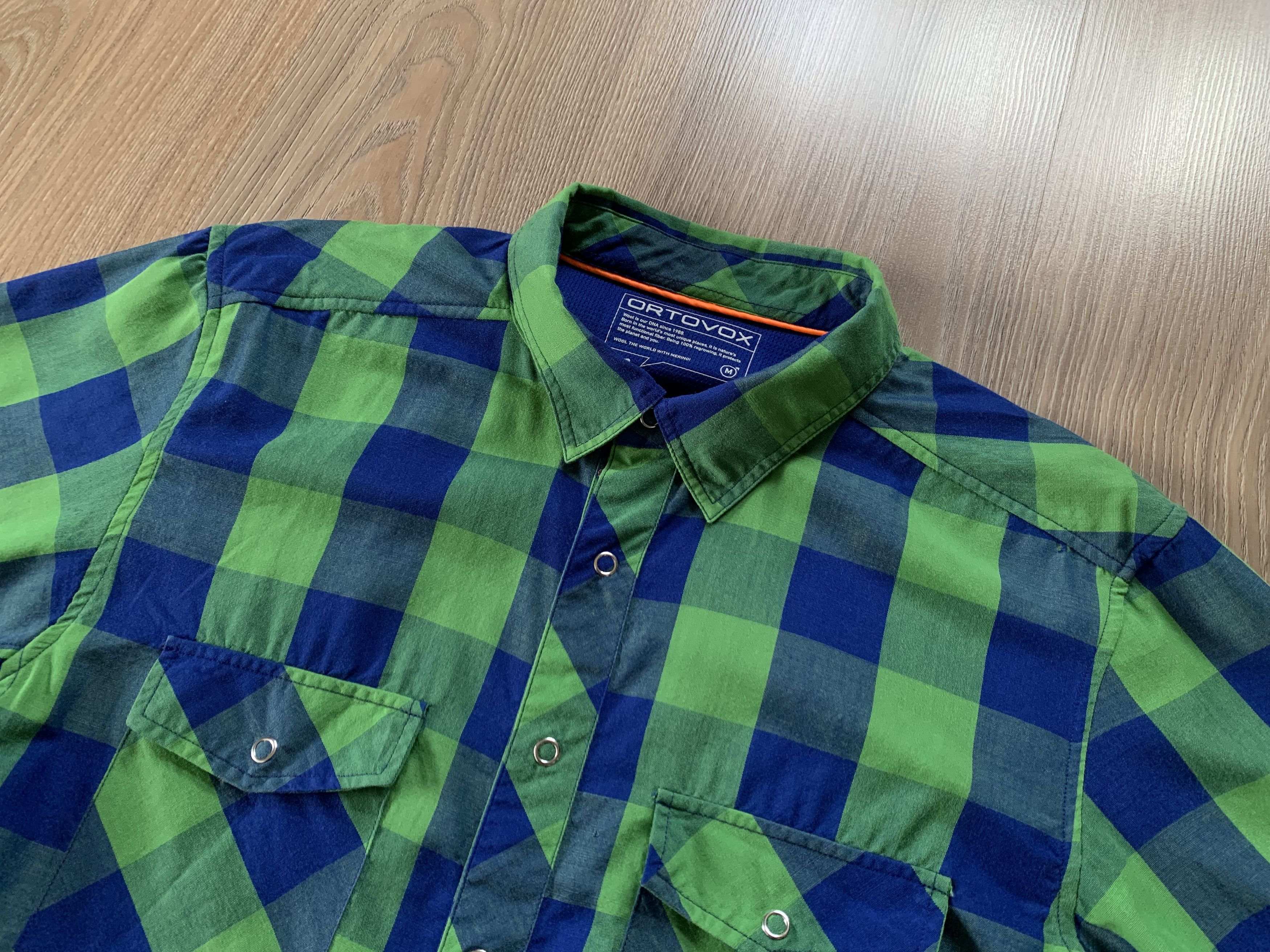 ORTOVOX Men`s Ortovox Plaid Tracking Shirt Size US M / EU 48-50 / 2 - 4 Thumbnail