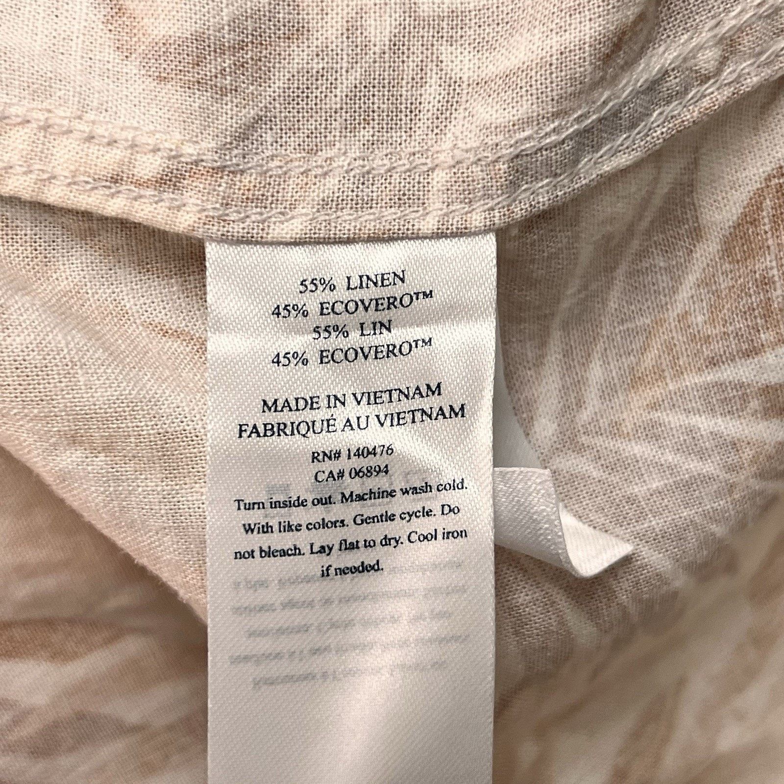 Faherty Faherty Women's Linen Blend Gemina Relaxed Shirt Dress XL Size XL / US 12-14 / IT 48-50 - 8 Thumbnail